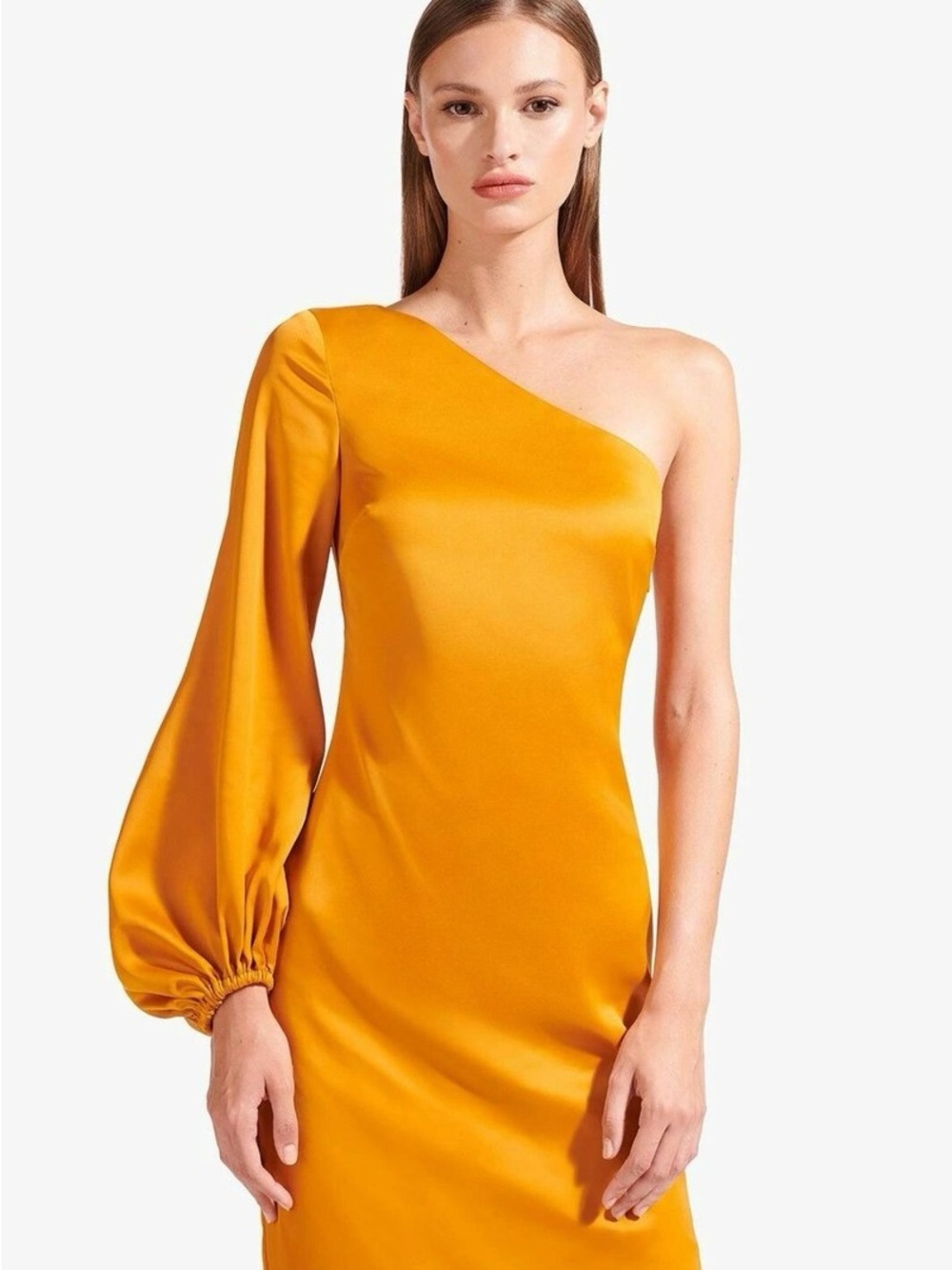 STAUD Farrah Dress in Cumin – Size 8
